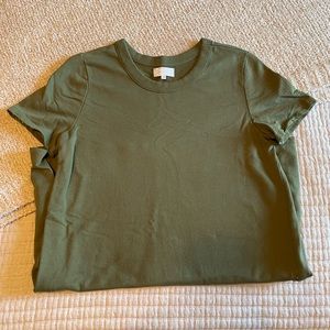 Army Green Mud Pie T-Shirt Dress
